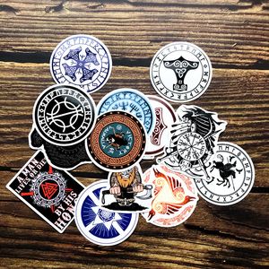 50Pcs-Pack Totems Compass Vinyl Sticker Waterproof Stickers for Bottle Laptops Car Planner Scrapbooking Phone Cup Macbook Skateboard Wall Door Organizer Decal