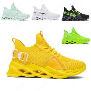 Discount Fashion Non-brand Men Women top40-44 Running Shoes Blade Breathable Shoe Black White Lake Green Volt Orange Yellow Mens Trainers Outdoor s