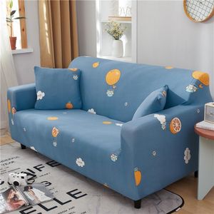 Chair Covers seats Orange Sofa Cover For Living Room Funda All inclusive Polyester Modern Elastic Corner Couch Slipcover