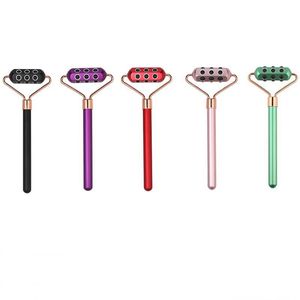 Germanium Grain Beauty Bar Party Decor Favor Gifts Skin Care Rollers Potable Thin Face Massager Manual Roller FHL441-WY1667