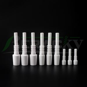 Beracky 10mm 14mm 18mm Male Ceramic Nail Smoking Tip Food Grade Mini Replacement Tips For NC Kits Glass Water Bongs Dab Oil Rigs