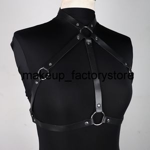 Massagem sexy harness mulheres sexy pu couro fetiche bdsm cinto harness corpo bondage cinta fragilação gótico apertado corpo ajustável jogos adultos