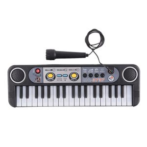Mini Elektronik Çok Fonksiyonlu Tuşlar Electone Klavye Müzikal Oyuncaklar Mikrofon ile Eğitici Oyuncaklar Çocuklar için Yeni Başlayanlar DHL5175