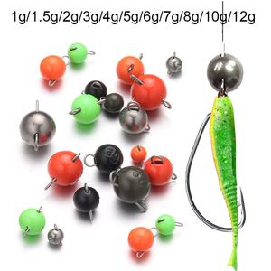 1/1,5/2/3/4/5/6/7/8/10/12 g Zusatzgewicht Angeln Tungsten Fall Line Sinkers Quick Release Casting Hook Connector Sinker