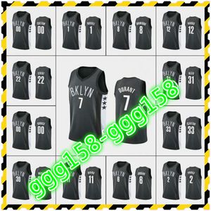 Jersey Stampa Donne da uomo Bambini Giocatore Kevin Durant 7 Kyrie Irving Deandre Dinwiddie 8 Levert 22 Claxton Harris Custom basket basket maglie