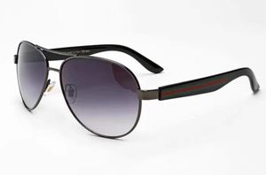 Marke Design Sonnenbrille Luxus Mode Gläser Männer Frauen Pilot UV400 Brillen klassische Fahrer Sonnenbrille Metall Rahmen Glas Objektiv mit 03156