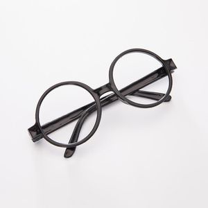 Moda Güneş Gözlüğü Çerçeveleri Gümrükleme Satış Gözlükler Siyah Yuvarlak Gözlük Çerçeve Erkek Kız Gözlük Cadılar Bayramı Partisi Kostüm Hediyeler