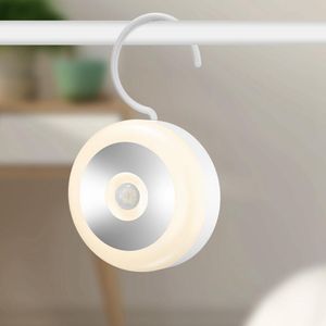 Night Lights LED Light With PIR Motion Sensor Hook USB Rechargeable For Toilet WC Kitchen Bedroom Cabinet Book Reading Table Desk Lamp