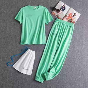 20ss Women's Tracksuits designer jogging wear clothing sportswear Summer pullover casual cotton short-sleeved trousers luxurious womens two piece sets