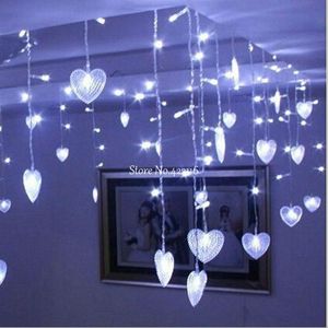 Vorhang LED-Leuchten 1,5 M großhandel-Saiten Yimia m LED ICICLE Vorhang Lichter Weihnachtsgirlanden Hochzeitsdekoration Licht String Fairy Strip Festival Urlaub