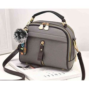 HBP Non- Fashion lychee Korean pattern single shoulder bag hair ball pendant multi-function Messenger Handbag 2 sport.0018 VYD9