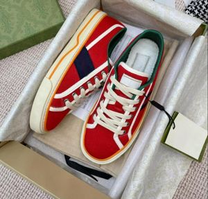 2023 Tennis 1977 Canvas Casual shoes Designers Women Beige Blue Shoe Italy Green And Red Web Stripe Rubber Sole Stretch Cotton Low T