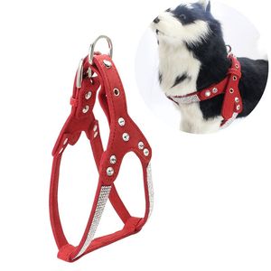 Filhote de couro de camurça macio cachorro cão pet colete cães chihuahua mascotas harnesses médio para rosa pequeno cachorro 650 v2