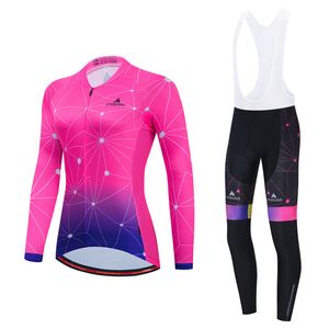 2024 Kvinnors triathlon långärmad cykeltröja sätter Maillot Ropa Ciclismo Bicycle Clothing Bike Shirts