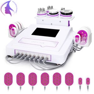 6In1 Slimming Machine Cavitation 40K dammsugare Radio Frekvens Belly Fat Loss Beauty Euipment