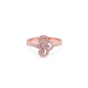 Provence Fine Jewelry Def vs laborto cultivado corpo de diamante anel de casamento para presentes de aniversário da menina