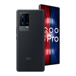 オリジナルのvivo IQoo 8 Pro 5G携帯電話8GB RAM 256GB ROM Snapdragon 888 Plus 50MP AR OTG NFC Android 6.78インチ湾曲全画面3DフィンガープリントIDフェイスウェイクスマート携帯電話