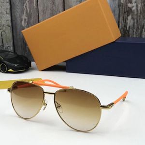 Top 0554 Оригинальные высококачественные дизайнерские солнцезащитные очки для мужских женских знаменитых модных классических ретро роскошный бренд Eyeglass SteamPunk Man UV400 Очки с коробкой Xly
