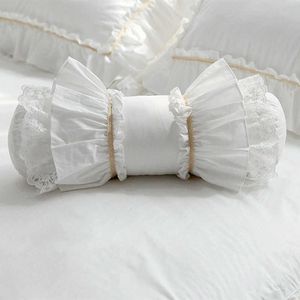 Super Cute Lace cushion decorative bedding pillow European candy cushion princess big ruffle desgin lumbar pillow sofa pillows 210716