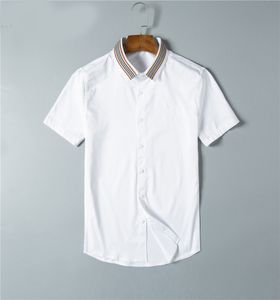 2021 Lüks Tasarımcı erkek Gömlek Moda Eğilim Adam Giymek Uzun Kollu Iş Rahat Marka Bahar Zayıflama M-3XL # 01