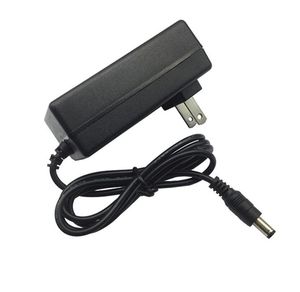 12.6V 2A AC/DC US Plug Adapter Charger for 3S Lithium Li-ion LiPo 18650 Battery 5.5mm x 2.1mm