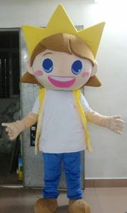 Il costume della mascotte del ragazzo di Halloween personalizza il personaggio del tema del fumetto Lad Plush Animal Anime per adulti Costume da carnevale di Natale per adulti