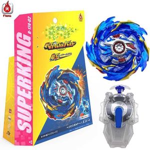 Burst Superking B174-2 series Spinning Top B-174-2 Gyroscope With Spark Launcher r Metal Fusion Toy Fight Gyro Children Gifts X0528