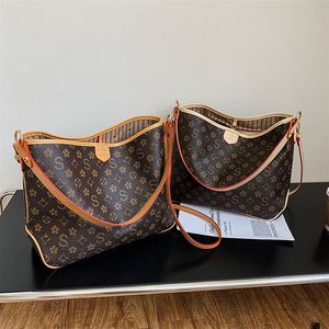 Shoulder Bags for Women 2021 New Luxury Tote Mahjong Leather Designer Big Shopper Shopping Fashion Retro Handbags