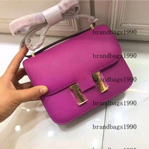 19 cm Rindsleder Espom Echtes Leder Taschen Modedesigner Tasche Frauen Tote Umhängetaschen Dame Handtasche Fabrik Großhandel Hohe Qualität