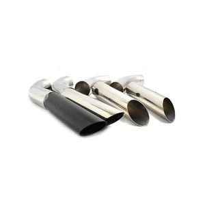 4 PCS Barbus Style Single Pipe For B ENZ G Class W463 G500 G55 G63 Stainless Steel Exhaust Tail Tips Car Accessories