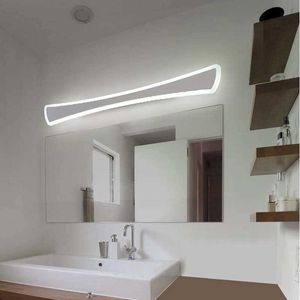 Современная кухня ванная комната зеркало светильника Nordic LED настенные лампы Sconce Home Decor освещение белый железный акрил Avize 110-220V 210724