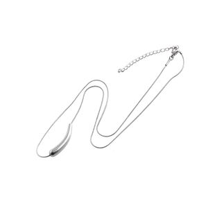 Eggplant Clavicle Chain Ins Cold Necklace Style Simple And Versatile Titanium Steel Niche Short Couples Do Not Fade Accessories