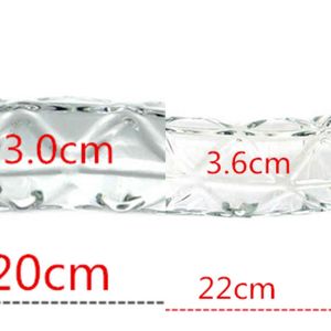 Nxy Dildos 3 Size Crystal Big Glass Dildo Realistic Penis Artificial Anal g Spot Stimulate Female Masturbates s for Women 0105