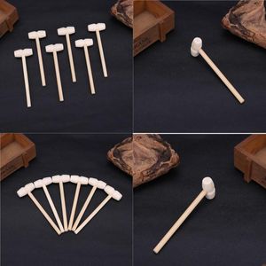 2021 NEW Mini Wooden Hammer Balls Toy Pounder Replacement Wood Mallets Jewelry Crafts