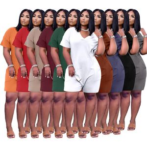 Verão Solto Mulheres Jumpsuits Playsuit Playsuit Manga Curta Geral Jumpsuit One Piece Set Moda Slim Womens Roupas KLW6190