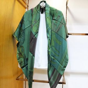 Wholesale vintage silk scarves for sale - Group buy Scarves Luxury Twill Silk Scarf Sand Washing Shawl Stole Vintage Tribal Style Human amp Horse Print Kerchief Bandana cm