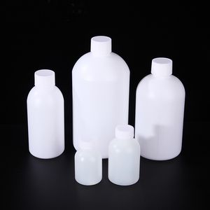 Forniture di laboratorio Flacone per reagenti in plastica HDPE da laboratorio interno, flacone per campioni con protezione, bocca piccola, 50-1000 ml