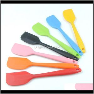 Bakeware Kök, Matsal Bar Hem Garden21cm Sile Batter Scraper Non-stickgummi Spatel för matlagning Bakning Värmebeständig Diskmaskin Säker