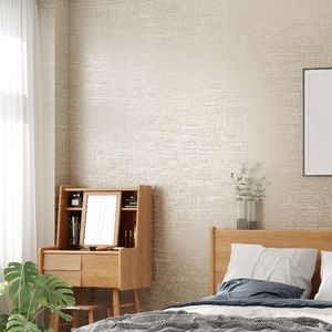 Modern textured wallpaper branco cinza bege cor sólida parede de parede quarto sala de estar decoração