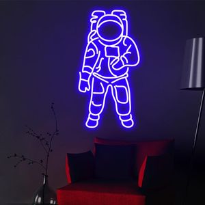 Andere Event-Party-Zubehör „Astronaut“-Neonschild, individuelles Licht, LED, rosa, Wanddekoration für Zuhause, Zimmer, Ins Shop-Dekoration