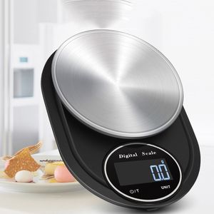 Rostfritt stål Digitala elektronikvågar Hushållsledde Kök Mini Baking Matskala Precise Portable Kök Hotel Tillbehör BH5051 WY