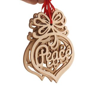 6 pcs Árvore de Natal enfeites Xmas Pendurado Decoração de Natal Pingente Party Aniversário Decoração Artes Artes