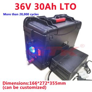 Gtk LTO battery pack 36v 30ah Lithium Titanate with 16S BMS for Fishing boat 36v 1800w electric motor +5A Charger