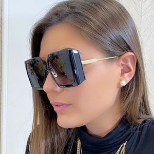 2021 Retro Alloy Square Sunglasses Women Leopard Oversized Sun Glasses Black Gradient Fashion Elegant Eyewear Big Shade