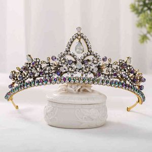 Wedding Hair Jewelry Akcesoria Sprzedaż Nakładki Bridal Barok Korona Kryształ Damska Dress Tiara