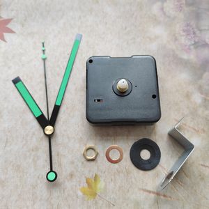 Alta Qualidade 10 Conjuntos 12mm Eixo Silent Sweep Clock Mecanismo para Wall Watch Kits de Reparação DIY com Gancho