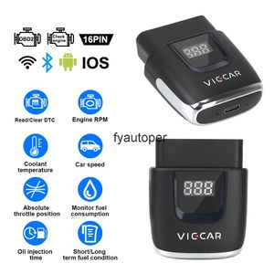 For Android/IOS ELM 327 USB Scanner Mini OBD II Type-C Bluetooth 4.0 Viecar ODB2 Car Diagnostic Auto Tool Repair Tools