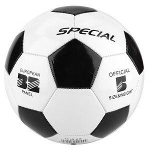 Classic Size 5 Black White Football PVC Soccer Balls Goal Team Match Training Balls Student Team Training Children Match