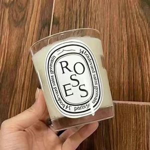 Fragrance & Deodorant scented candle Santal Roses 190g bougie parfumee Netwt 6.5Oz top quality designer brand candles wholesale