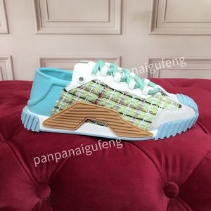 2021 Mode Casual Shoes Reflekterande Höjd Reaktion Sneakers Svart Vit Röd Blommig Multi-Color Suede Tan Rosa Mörkgrön Gul Män Kvinnor Trainer